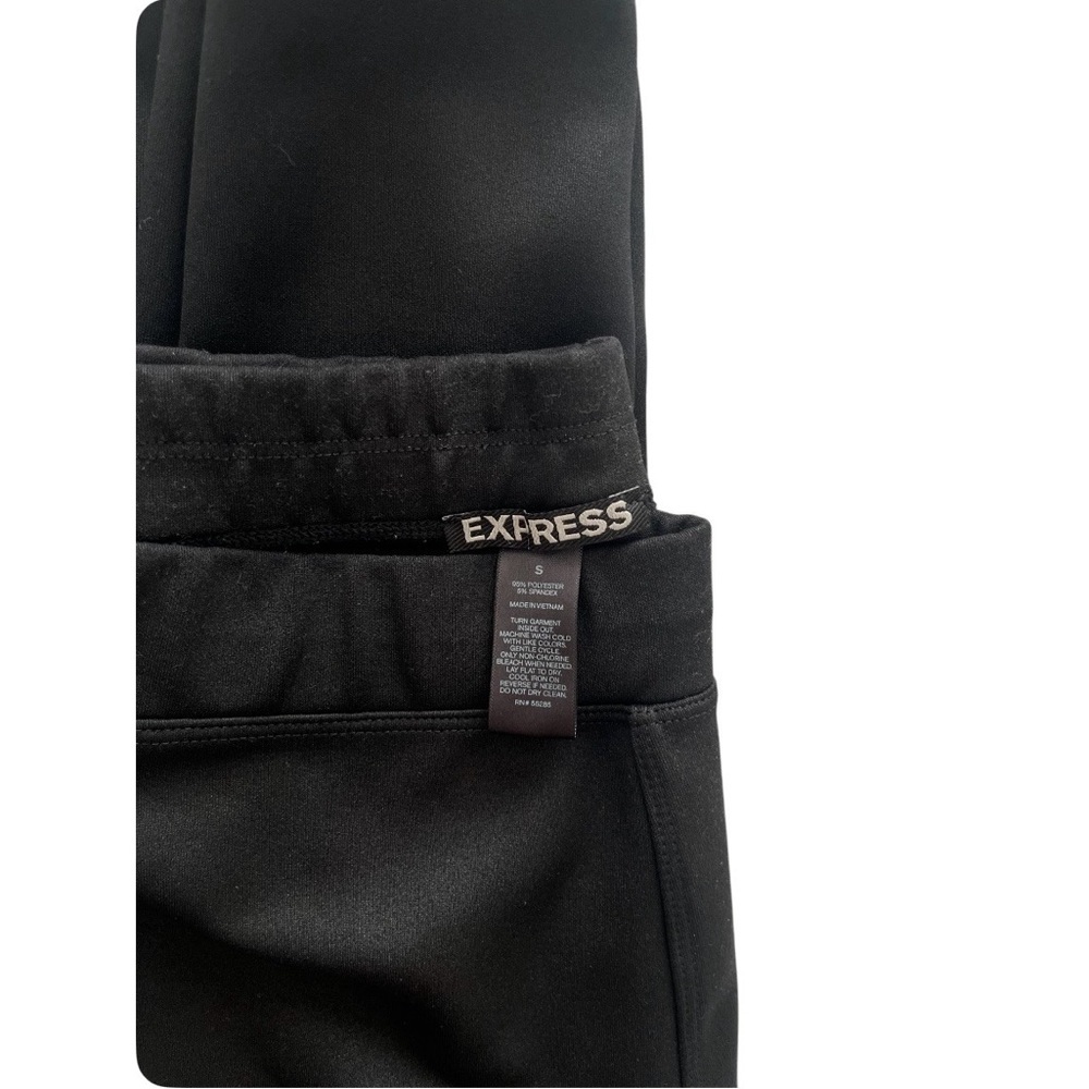 Express | Black Faux Suede Leather Leggings | Women’s Size Small